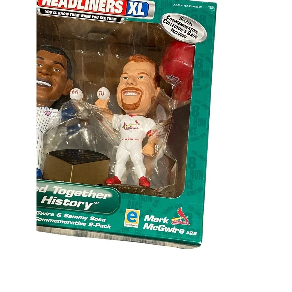 HEADLINERS XL SAMMY SOSA &‎ MARK MCGWIRE - NIB GREAT FOR DISPLAY